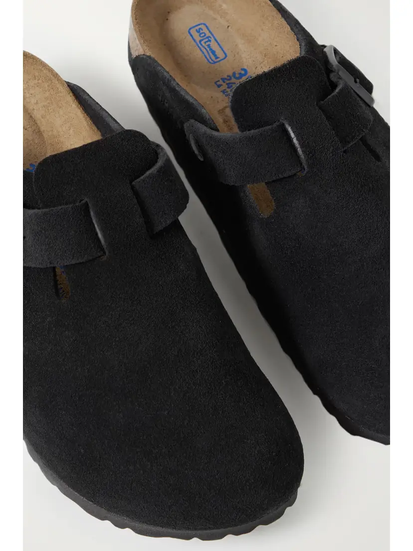 Birkenstock Boston Suede Clogs | Thumbnail 4 Birkenstock Boston Suede Clogs | Thumbnail 4