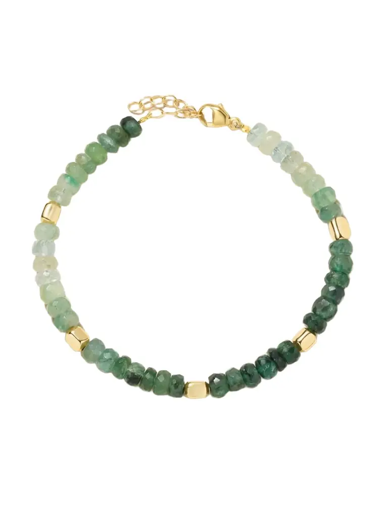JIA JIA Jumbo 14-karat Gold Emerald Bracelet | Image 1 JIA JIA Jumbo 14-karat Gold Emerald Bracelet | Image 1