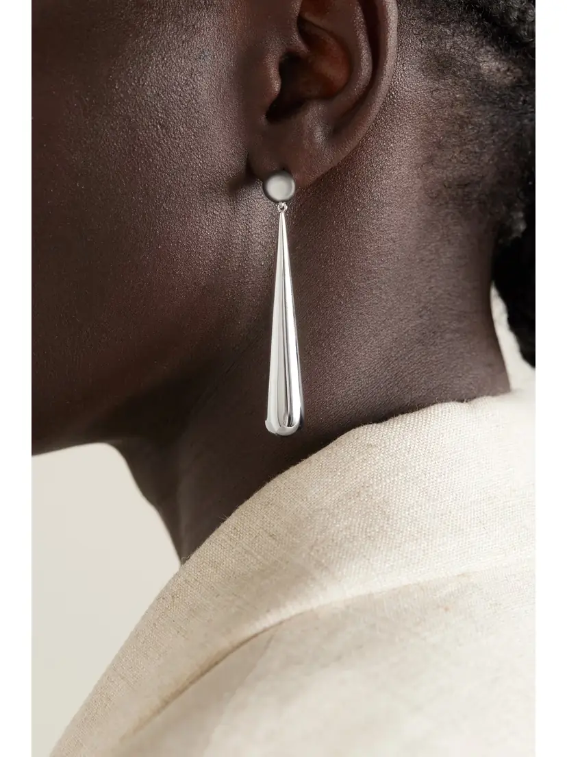 LIÉ STUDIO The Louise Silver Earrings | Thumbnail 2