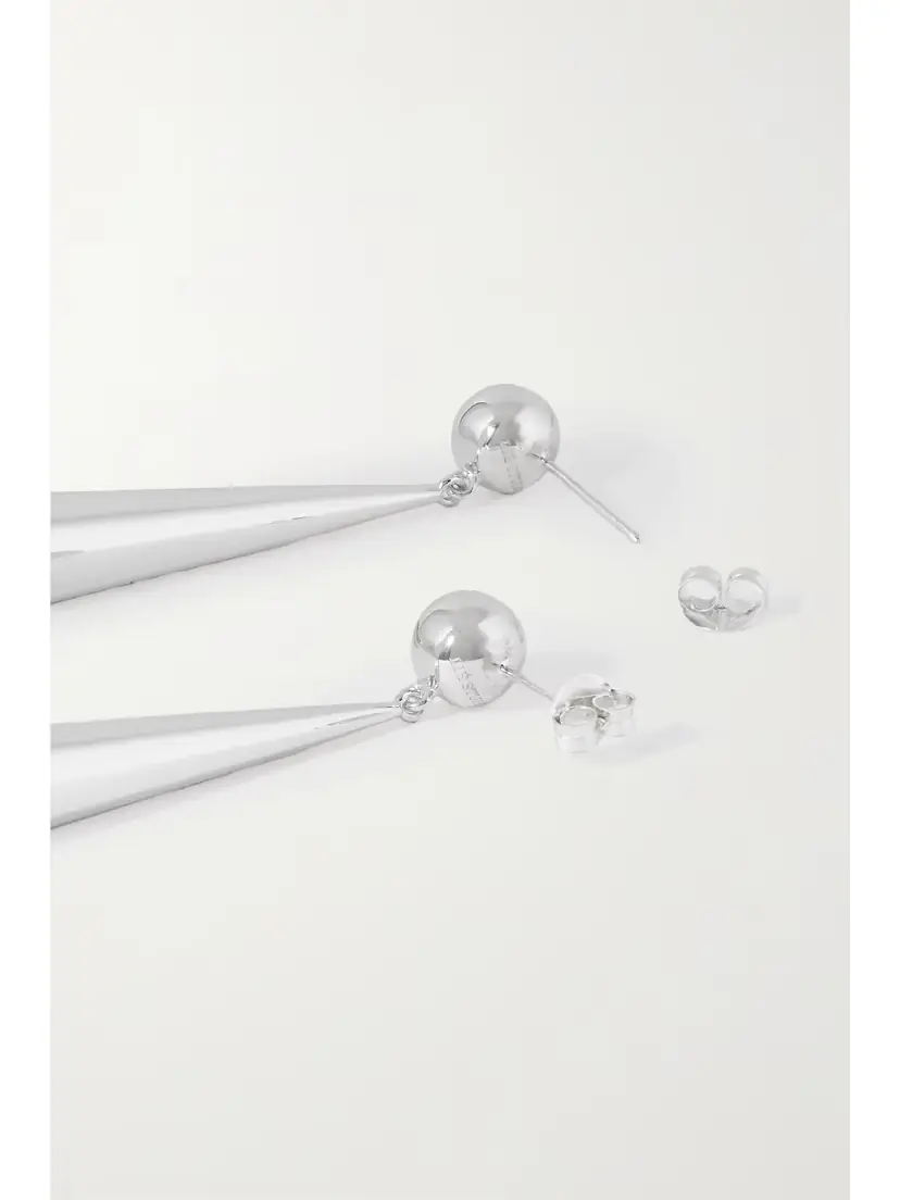 LIÉ STUDIO The Louise Silver Earrings | Thumbnail 3