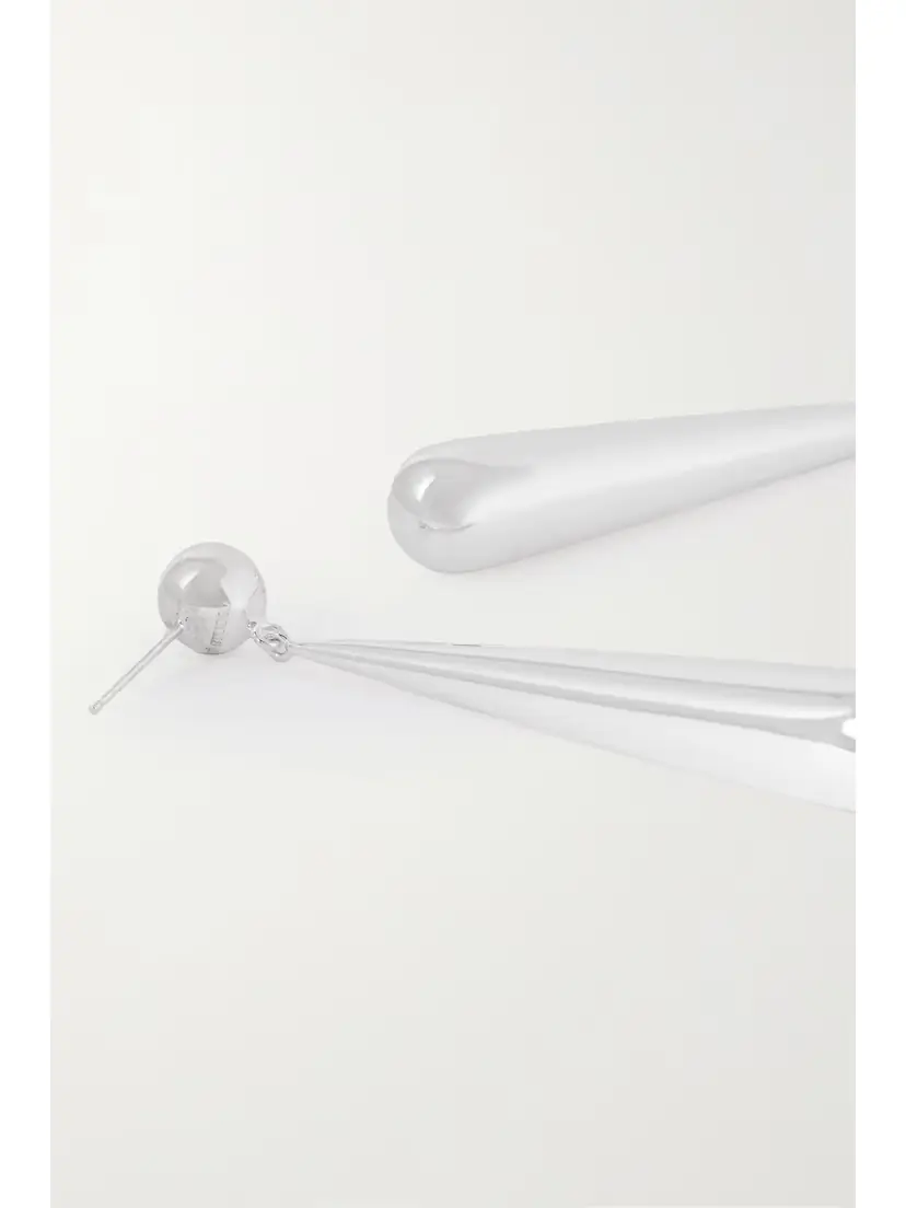 LIÉ STUDIO The Louise Silver Earrings | Thumbnail 4