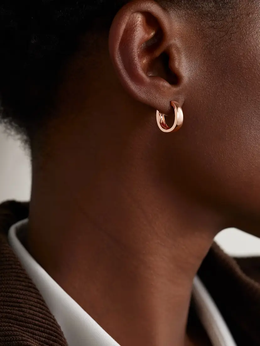 Anita Ko Small Meryl 18-karat Rose Gold Hoop Earrings | Thumbnail 2 Anita Ko Small Meryl 18-karat Rose Gold Hoop Earrings | Thumbnail 2