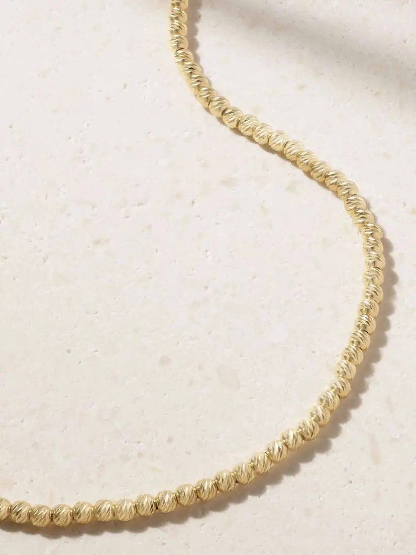Carolina Bucci Discoball 18-karat Gold Necklace | Thumbnail 4