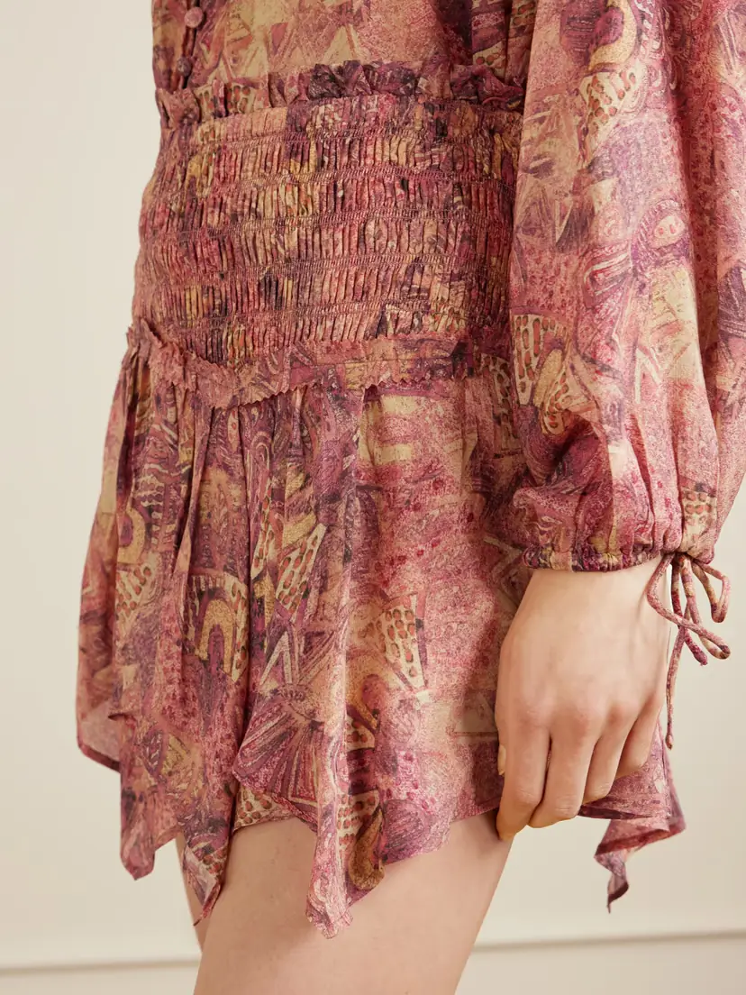 Isabel Marant Ceiva Silk-chiffon Mini Skirt | Thumbnail 5 Isabel Marant Ceiva Silk-chiffon Mini Skirt | Thumbnail 5