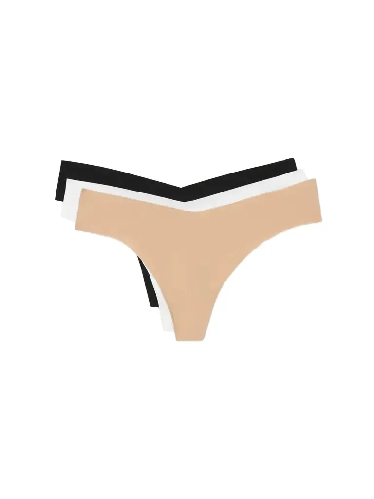 Commando Set Of Three Stretch Thongs | Image 1 Commando Set Of Three Stretch Thongs | Image 1