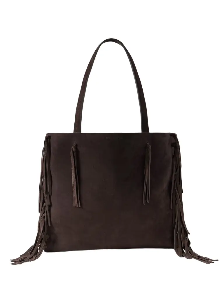 Joni Fringed Suede Tote