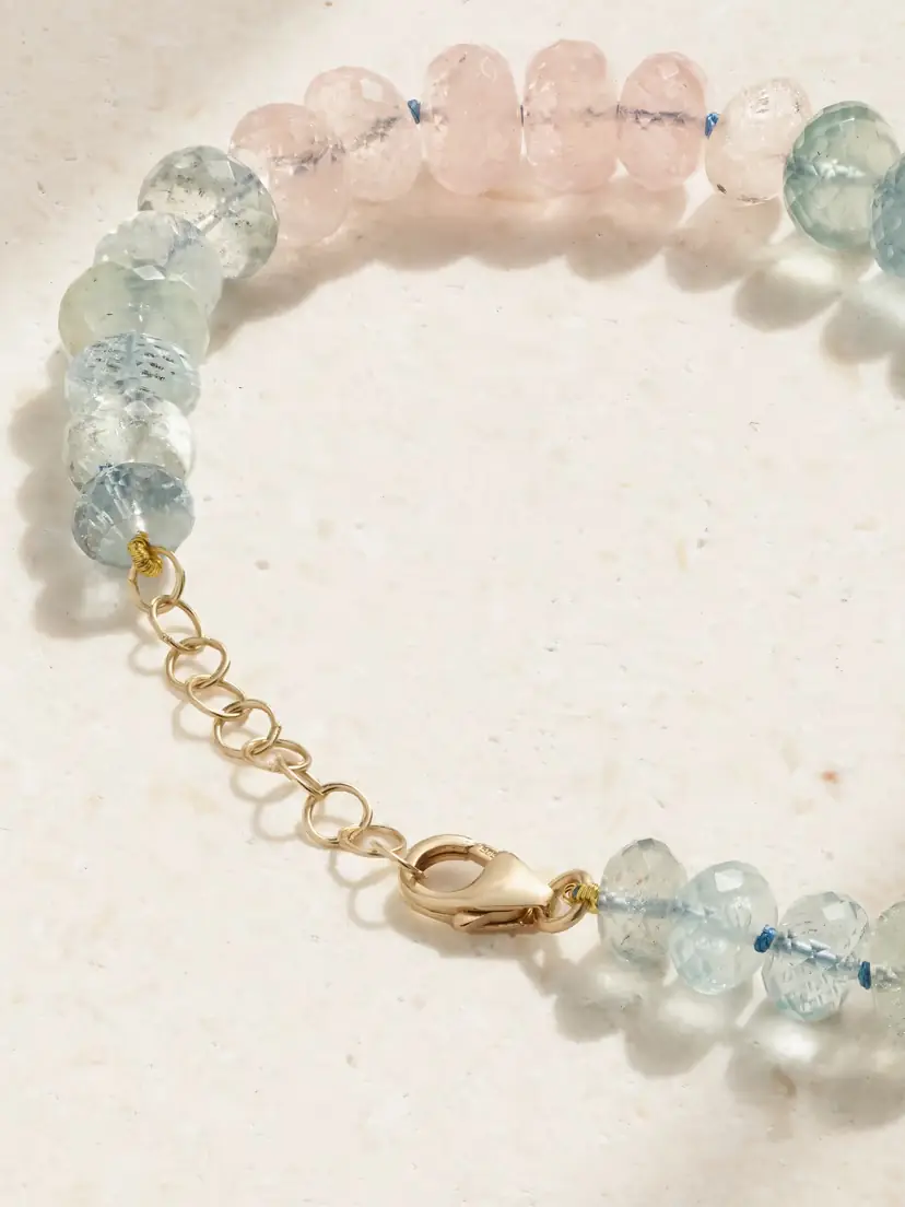 JIA JIA 14-karat Gold Morganite Bracelet | Thumbnail 3 JIA JIA 14-karat Gold Morganite Bracelet | Thumbnail 3