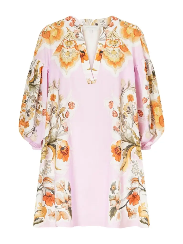 Harlow Cotton-blend Lace Mini Dress