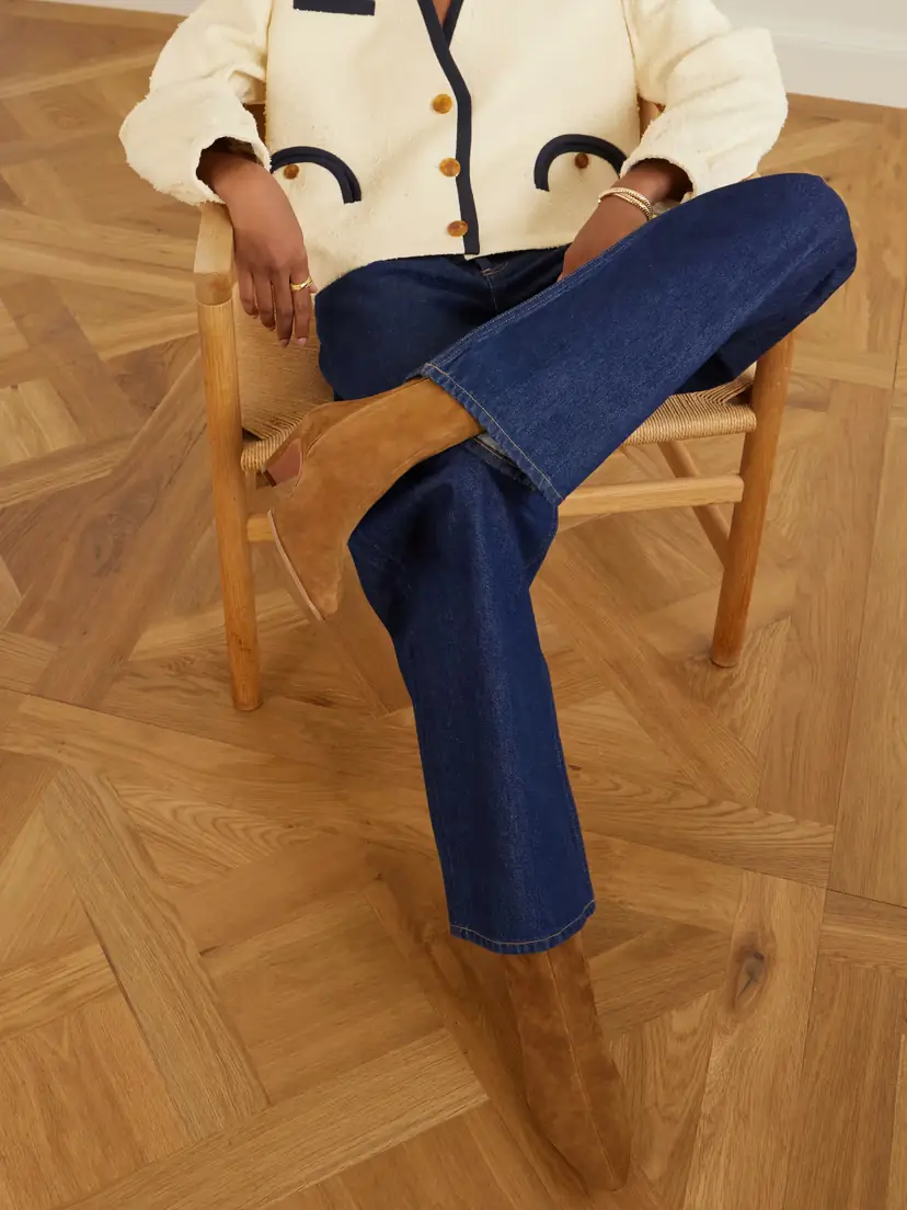 Aquazzura Sloan 50 Suede Boots | Thumbnail 2