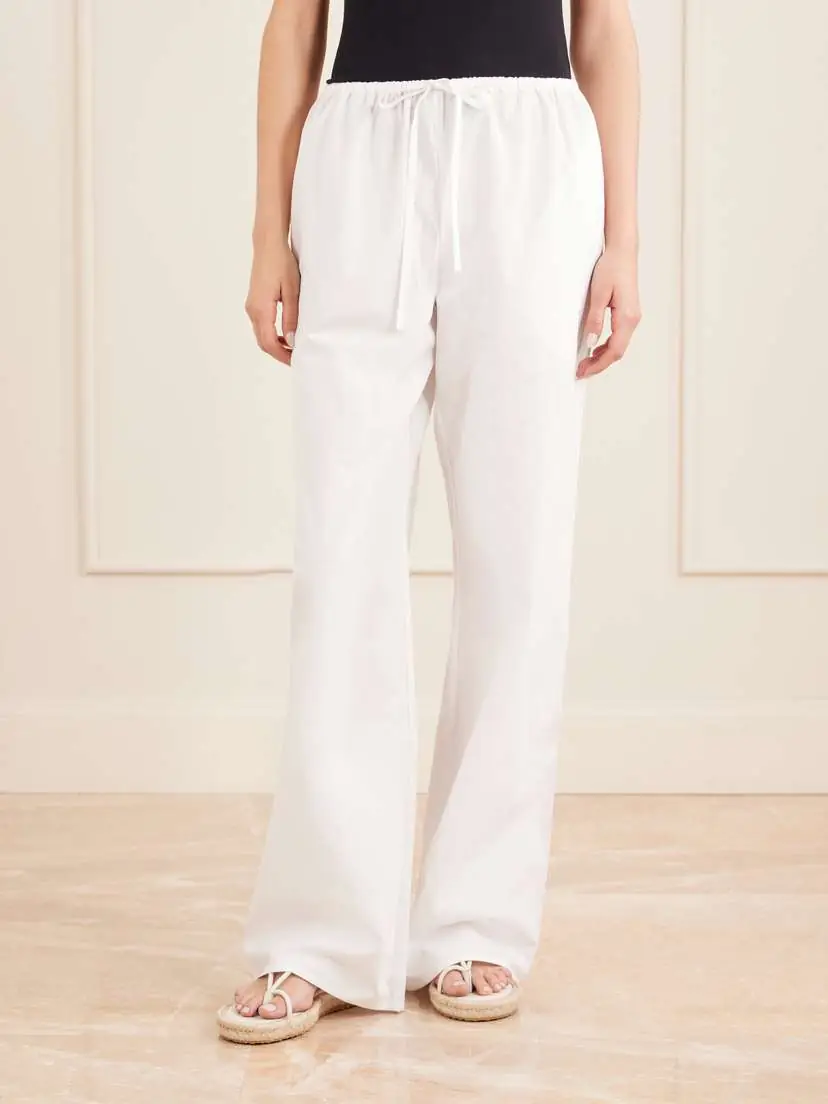 Matteau Drawcord Cotton Straight-leg Pants | Thumbnail 3