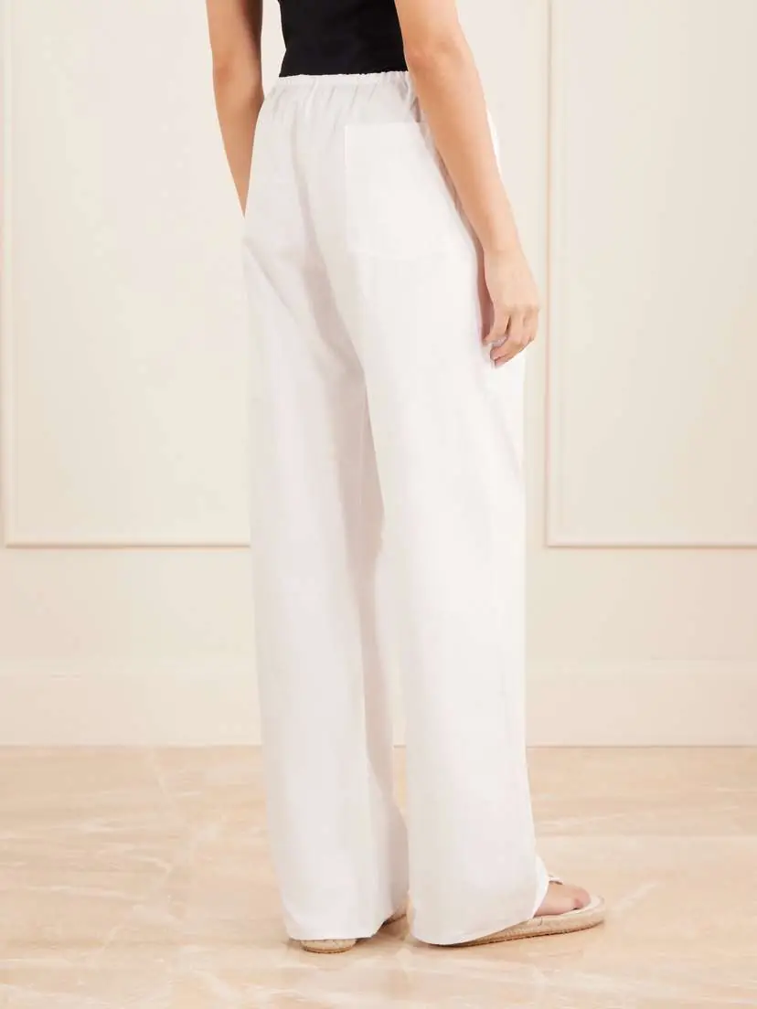 Matteau Drawcord Cotton Straight-leg Pants | Thumbnail 4
