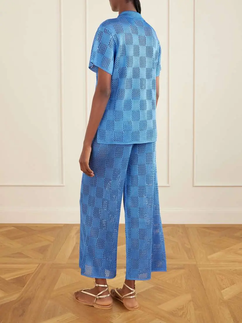 Calle Del Mar Knitted Wide-leg Pants | Thumbnail 3 Calle Del Mar Knitted Wide-leg Pants | Thumbnail 3