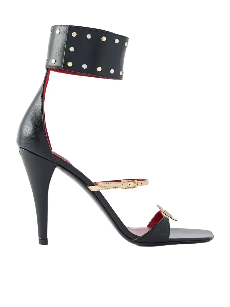 Cuffie Enamelled Flower High Heel Sandals Cuffie Enamelled Flower High Heel Sandals