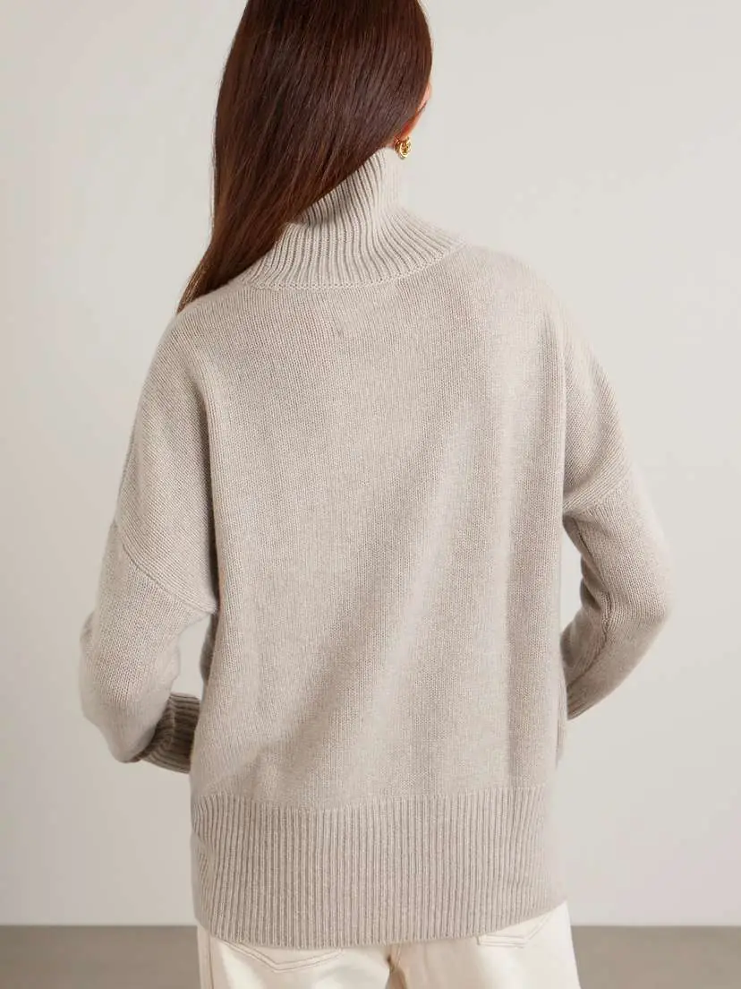 Lisa Yang Heidi Cashmere Turtleneck Sweater | Thumbnail 4 Lisa Yang Heidi Cashmere Turtleneck Sweater | Thumbnail 4