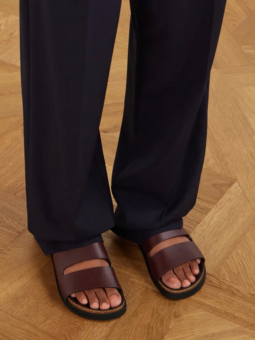 The Row Band Leather Flat Sandals | Thumbnail 2 The Row Band Leather Flat Sandals | Thumbnail 2