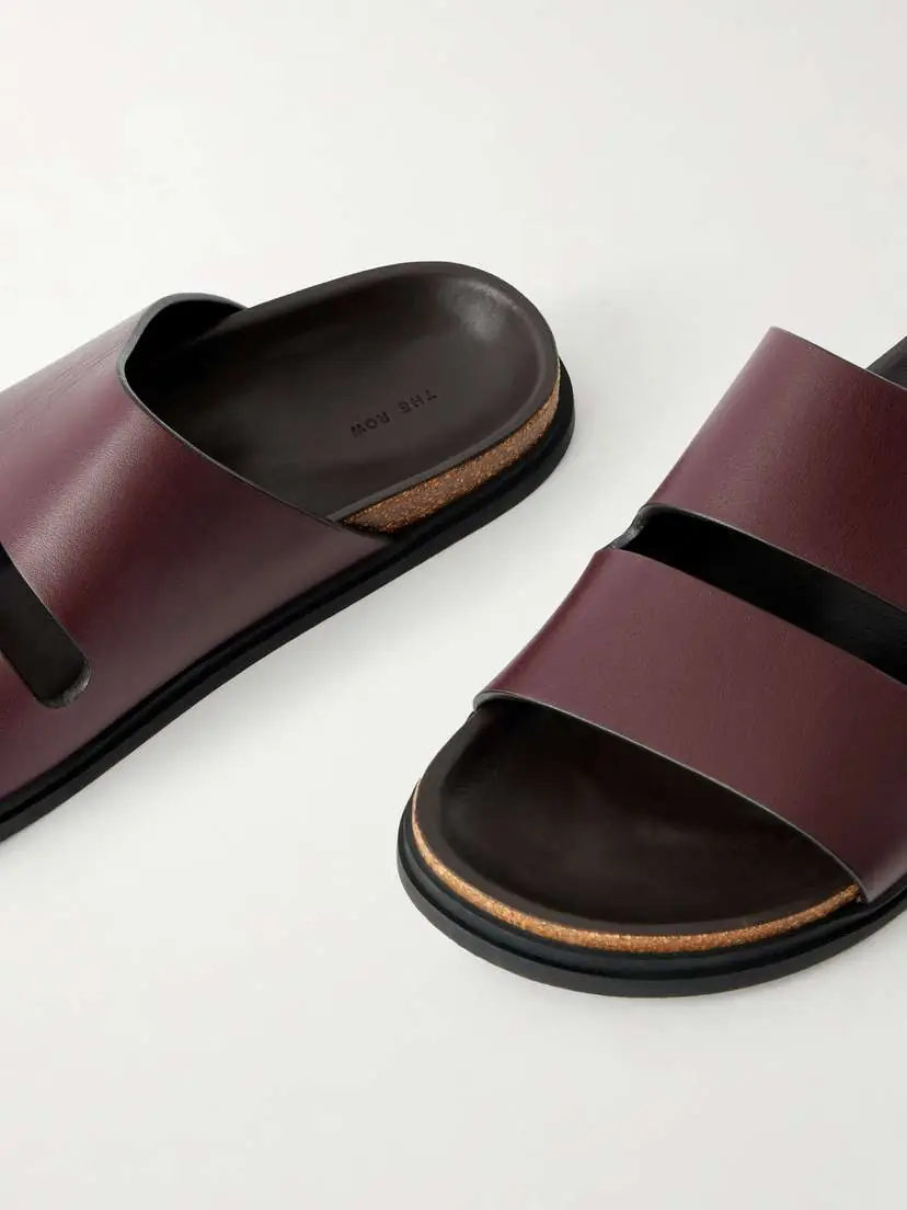 The Row Band Leather Flat Sandals | Thumbnail 5 The Row Band Leather Flat Sandals | Thumbnail 5