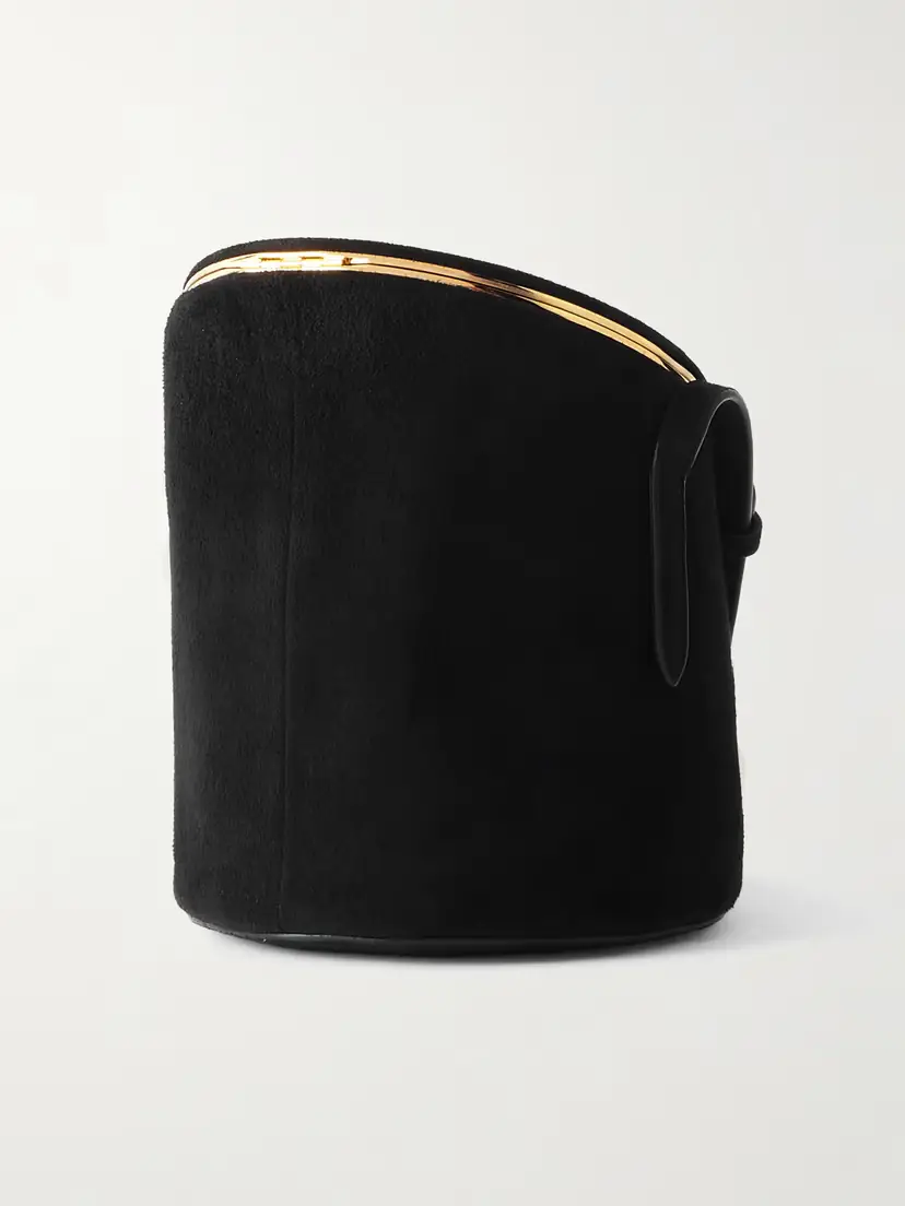 Alaïa La Canette Small Suede Shoulder Bag | Thumbnail 3