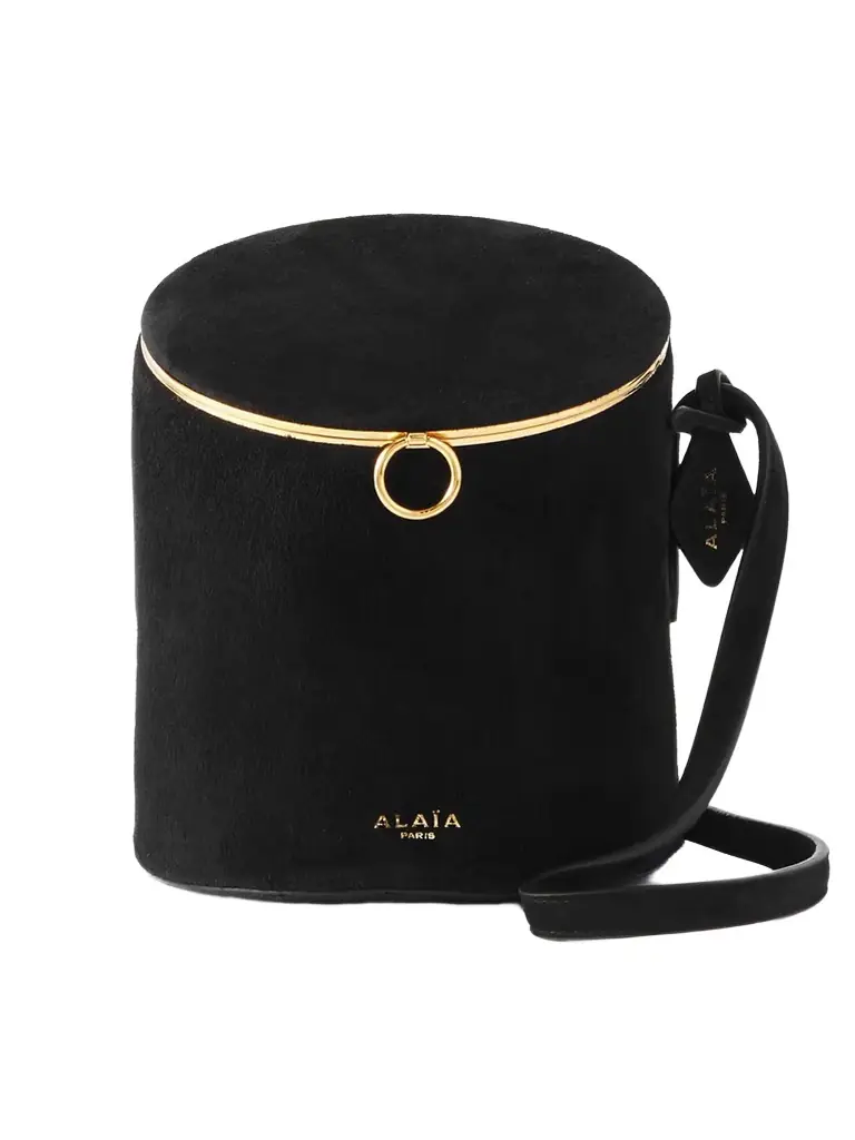 La Canette Small Suede Shoulder Bag La Canette Small Suede Shoulder Bag