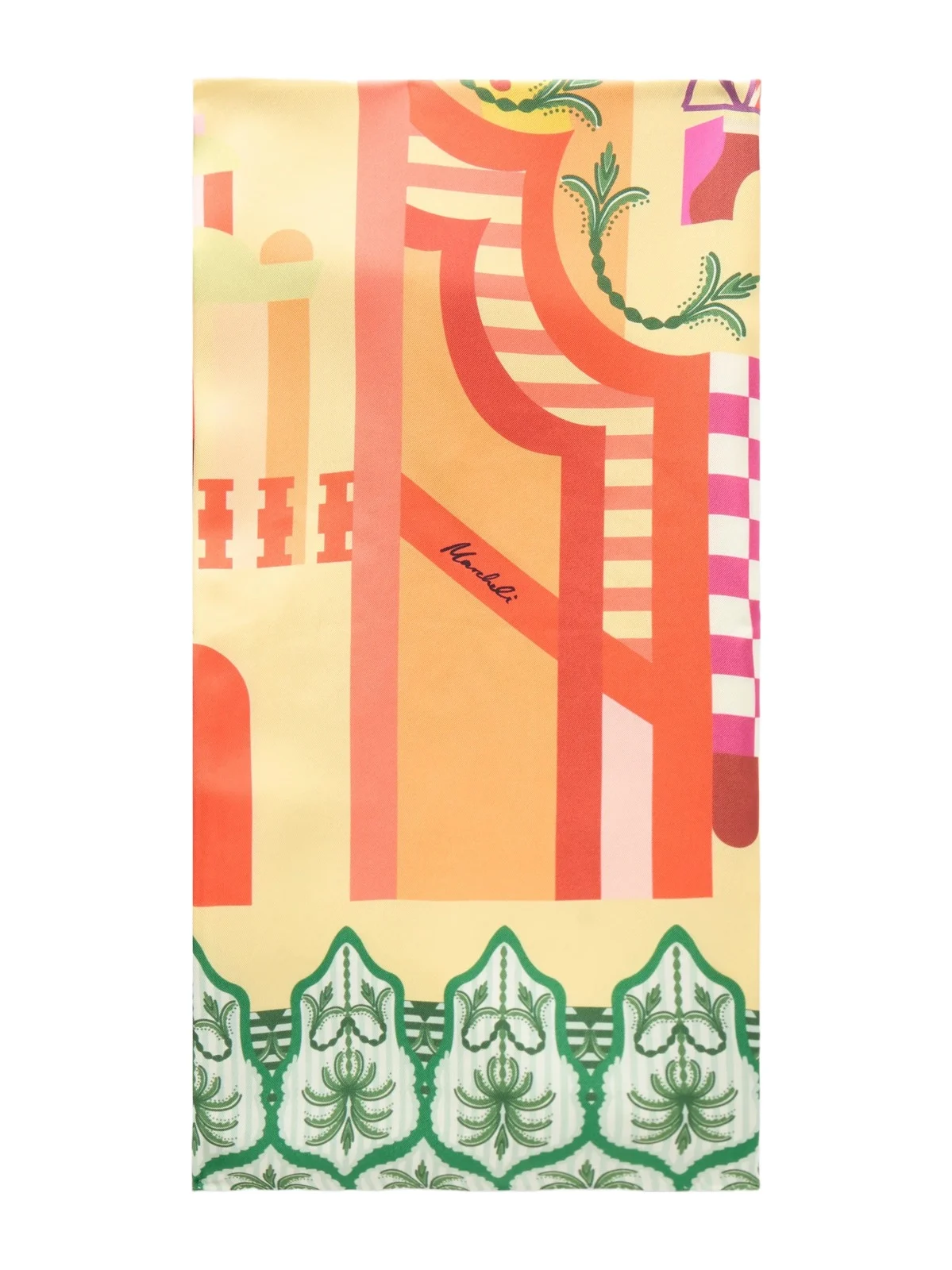 Giulia Printed Silk-twill Scarf