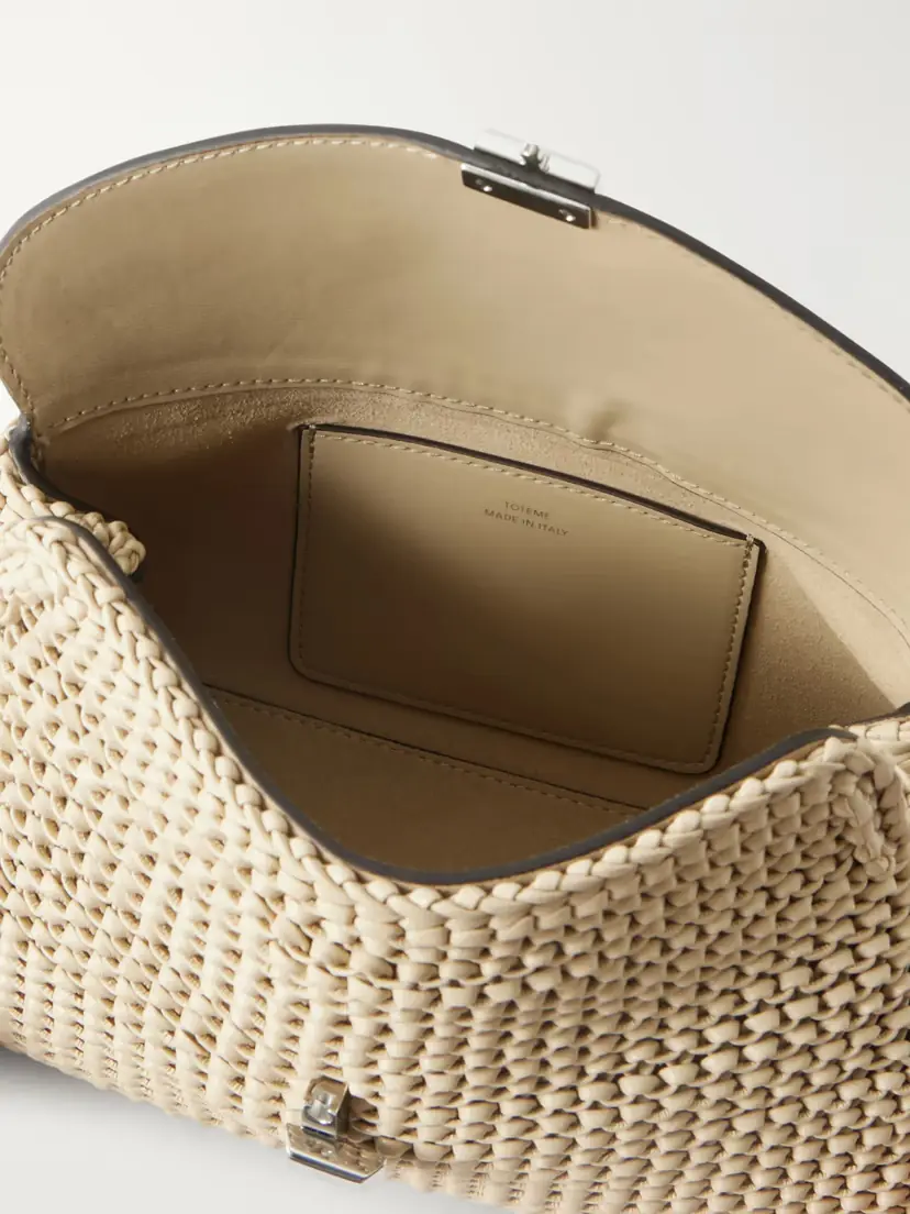 TOTEME T-lock Woven Leather Clutch | Thumbnail 6