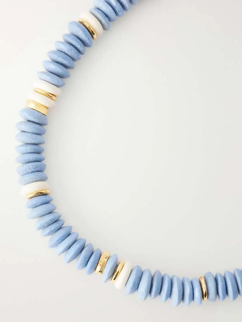 Lizzie Fortunato Laguna Gold-plated Beaded Necklace | Thumbnail 4 Lizzie Fortunato Laguna Gold-plated Beaded Necklace | Thumbnail 4