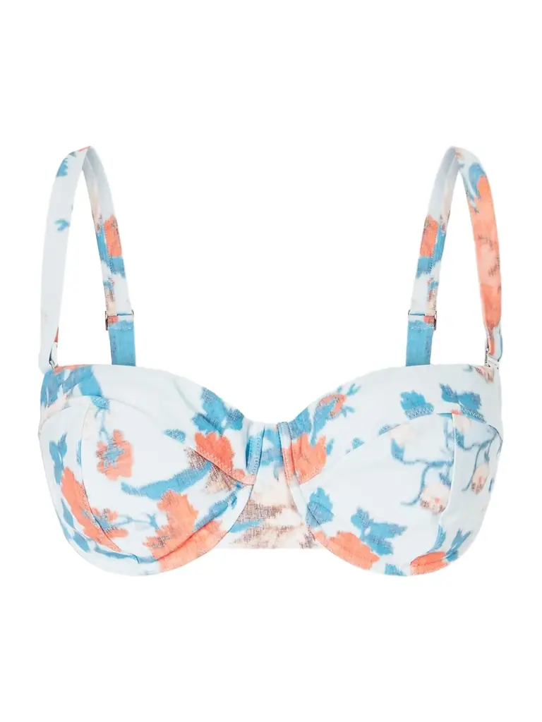 Erdem Floral-print Bikini Top | Image 1 Erdem Floral-print Bikini Top | Image 1