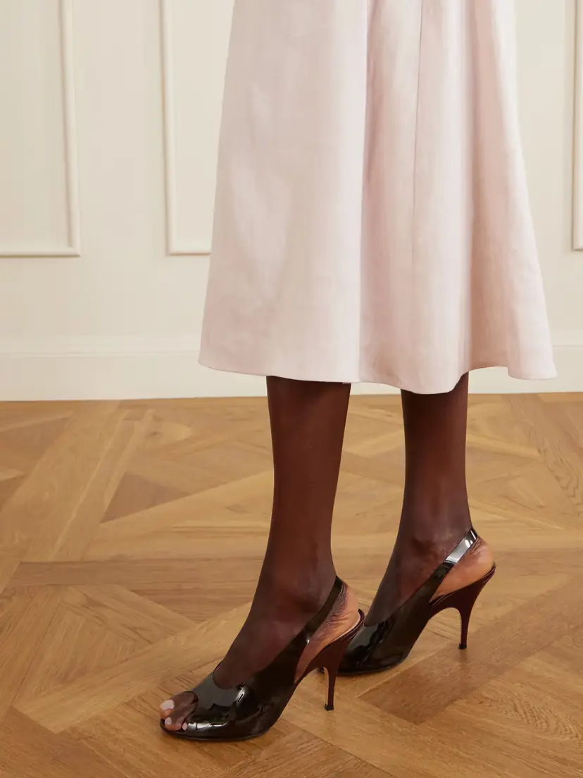 Gianvito Rossi 95 Pvc Slingback Pumps | Thumbnail 2