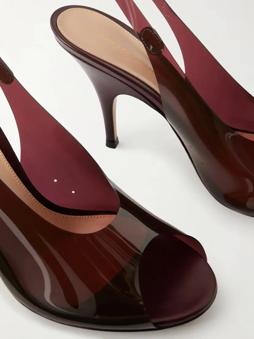 Gianvito Rossi 95 Pvc Slingback Pumps | Thumbnail 5