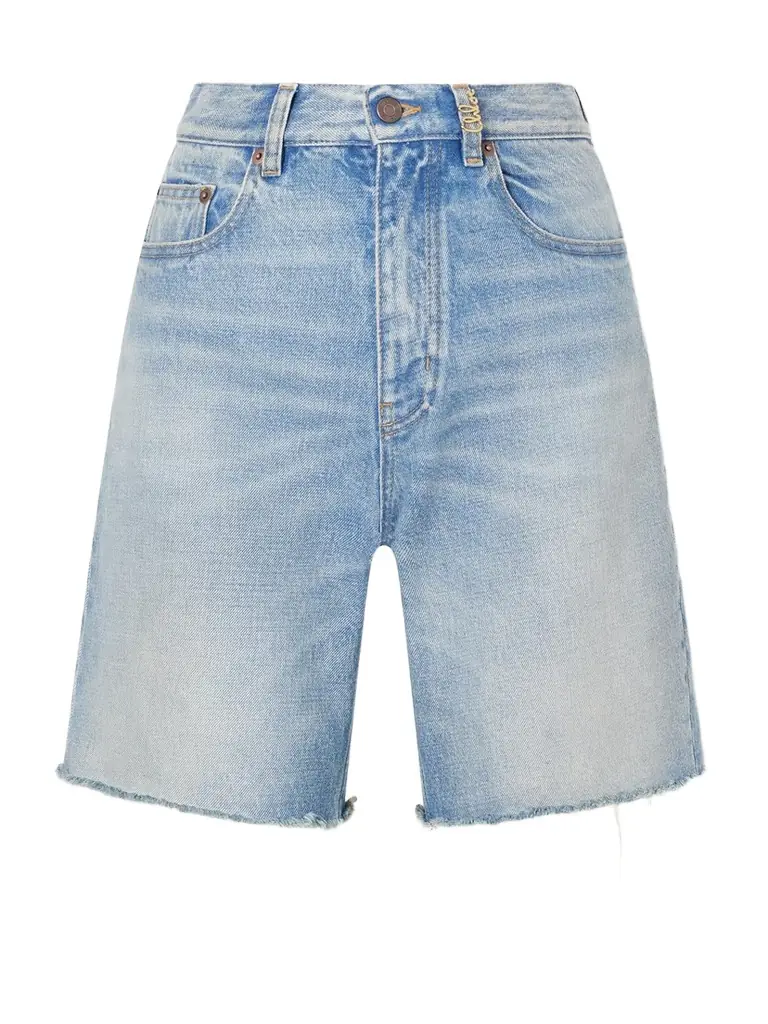 Frayed Denim Shorts Frayed Denim Shorts