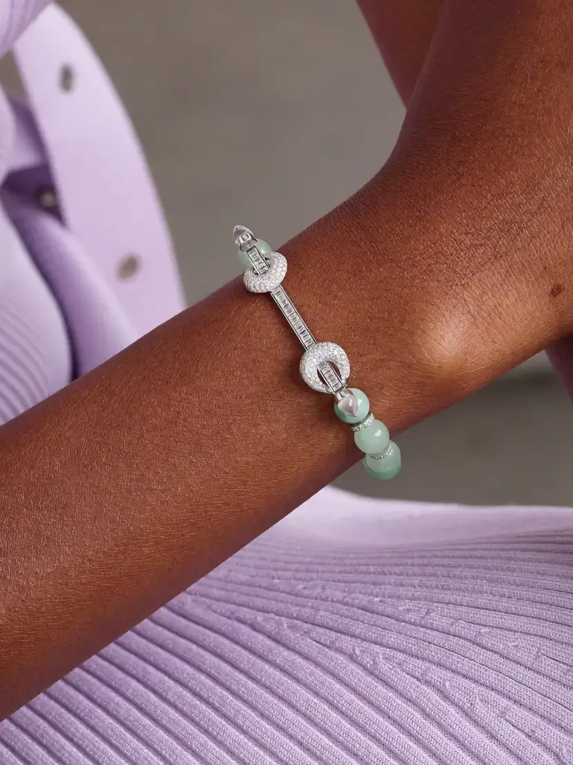 Ananya Chakra 18-karat White Gold Multi-stone Bracelet | Thumbnail 2 Ananya Chakra 18-karat White Gold Multi-stone Bracelet | Thumbnail 2