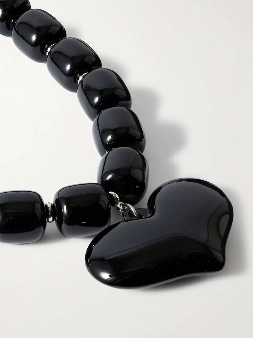 Julietta Amore Silver-tone Resin Necklace | Thumbnail 4 Julietta Amore Silver-tone Resin Necklace | Thumbnail 4