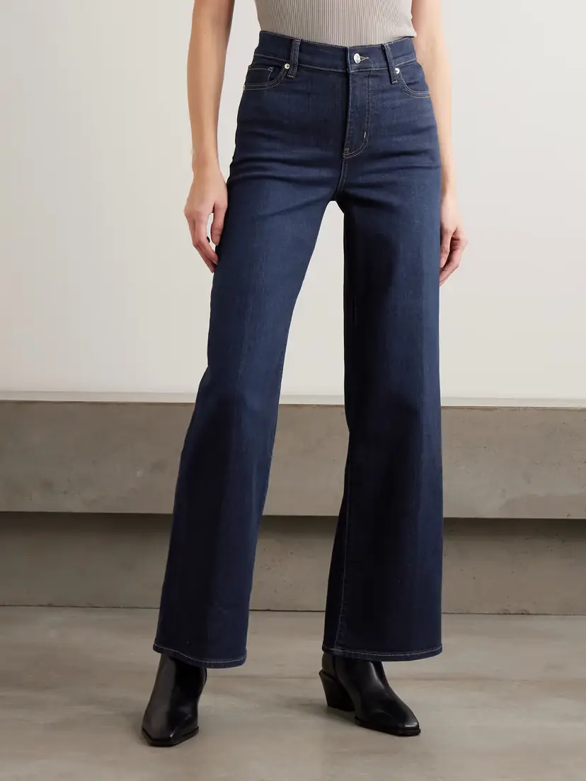 Frame Le Slim Palazzo High-rise Wide-leg Jeans | Thumbnail 3 Frame Le Slim Palazzo High-rise Wide-leg Jeans | Thumbnail 3