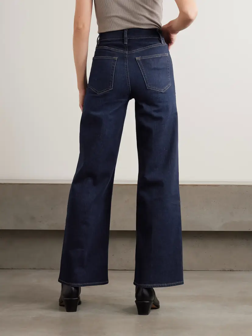 Frame Le Slim Palazzo High-rise Wide-leg Jeans | Thumbnail 4 Frame Le Slim Palazzo High-rise Wide-leg Jeans | Thumbnail 4
