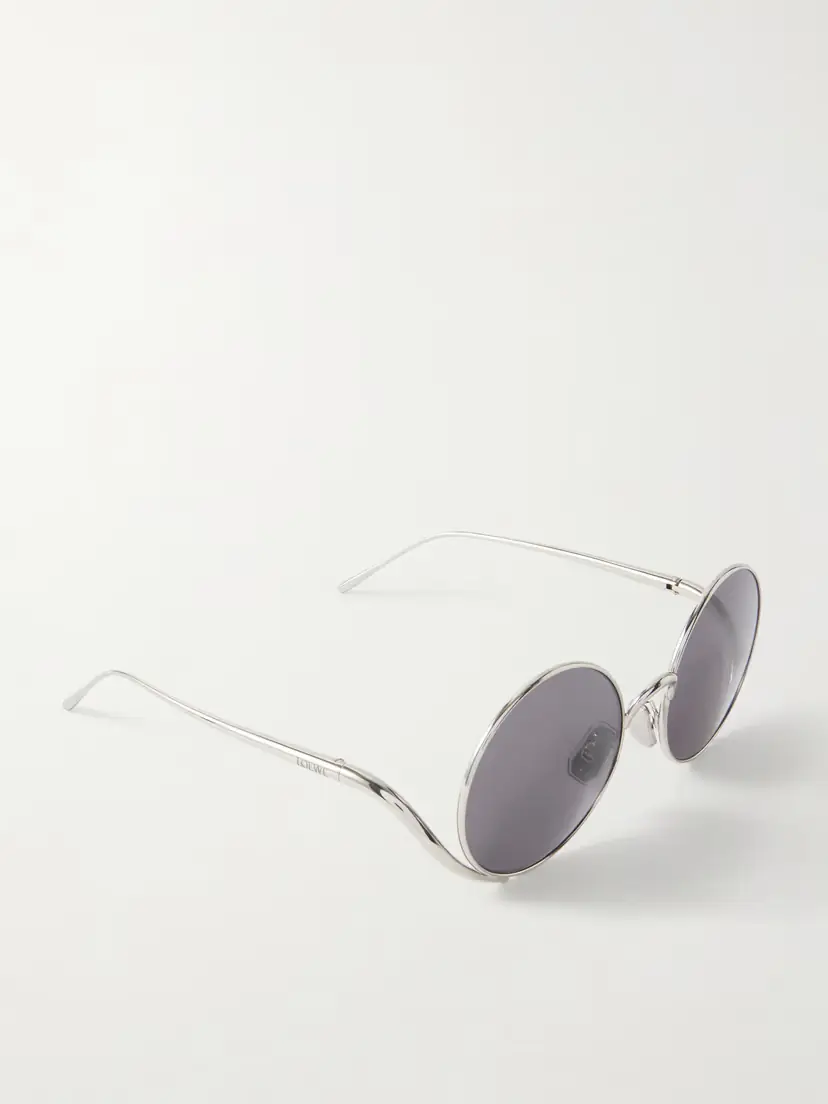 Loewe Round-frame Silver-tone Sunglasses | Thumbnail 3 Loewe Round-frame Silver-tone Sunglasses | Thumbnail 3