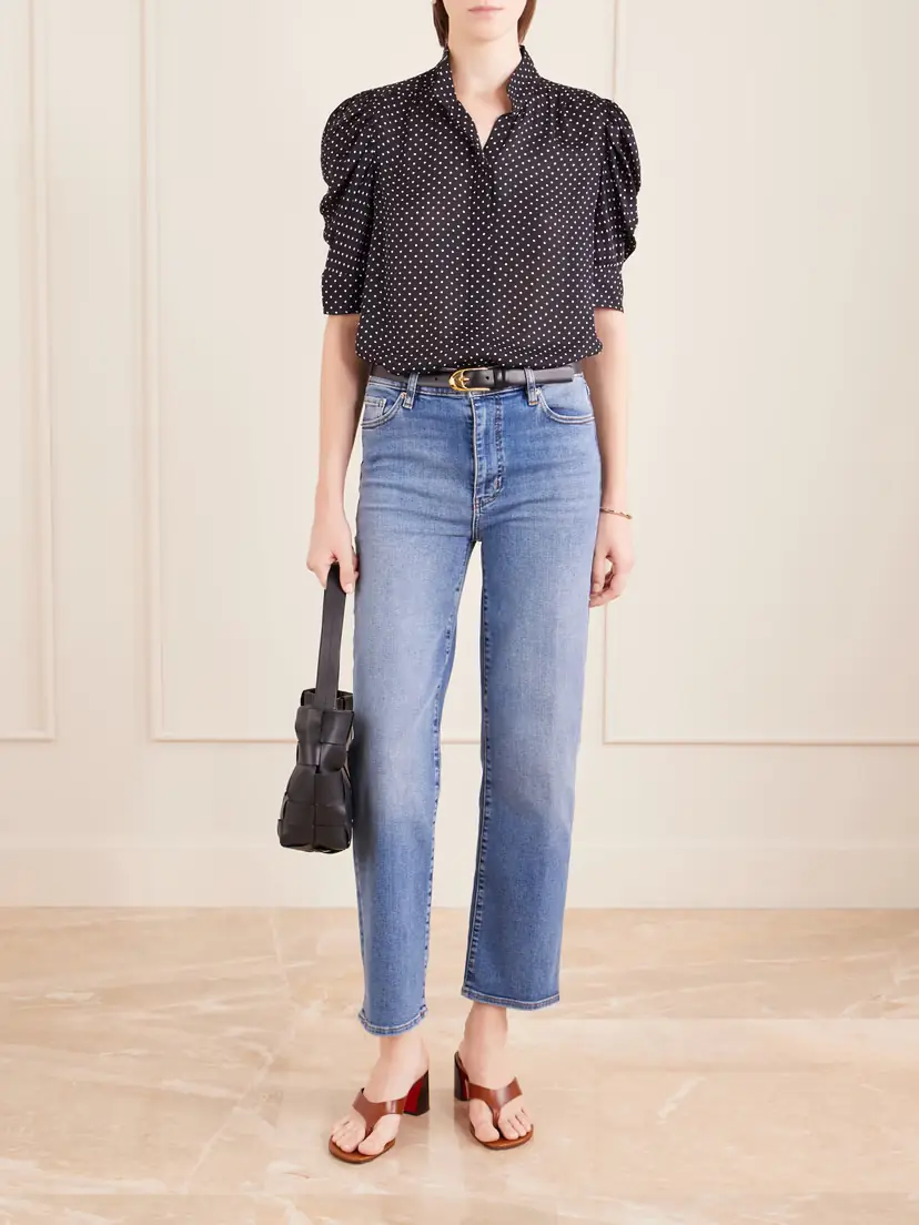 Frame Le Sleek Straight High-rise Jeans | Thumbnail 2 Frame Le Sleek Straight High-rise Jeans | Thumbnail 2