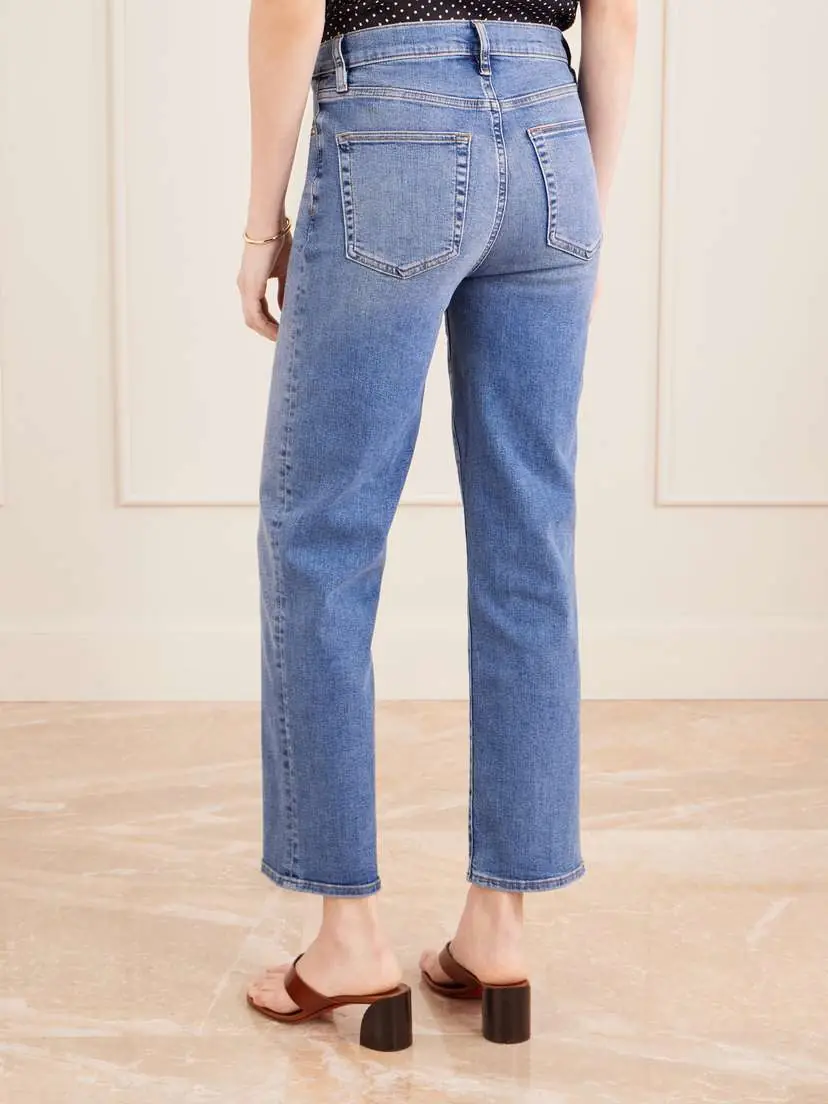 Frame Le Sleek Straight High-rise Jeans | Thumbnail 4 Frame Le Sleek Straight High-rise Jeans | Thumbnail 4
