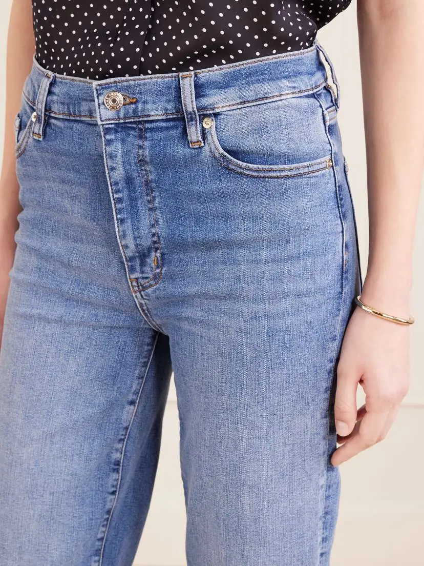 Frame Le Sleek Straight High-rise Jeans | Thumbnail 5 Frame Le Sleek Straight High-rise Jeans | Thumbnail 5