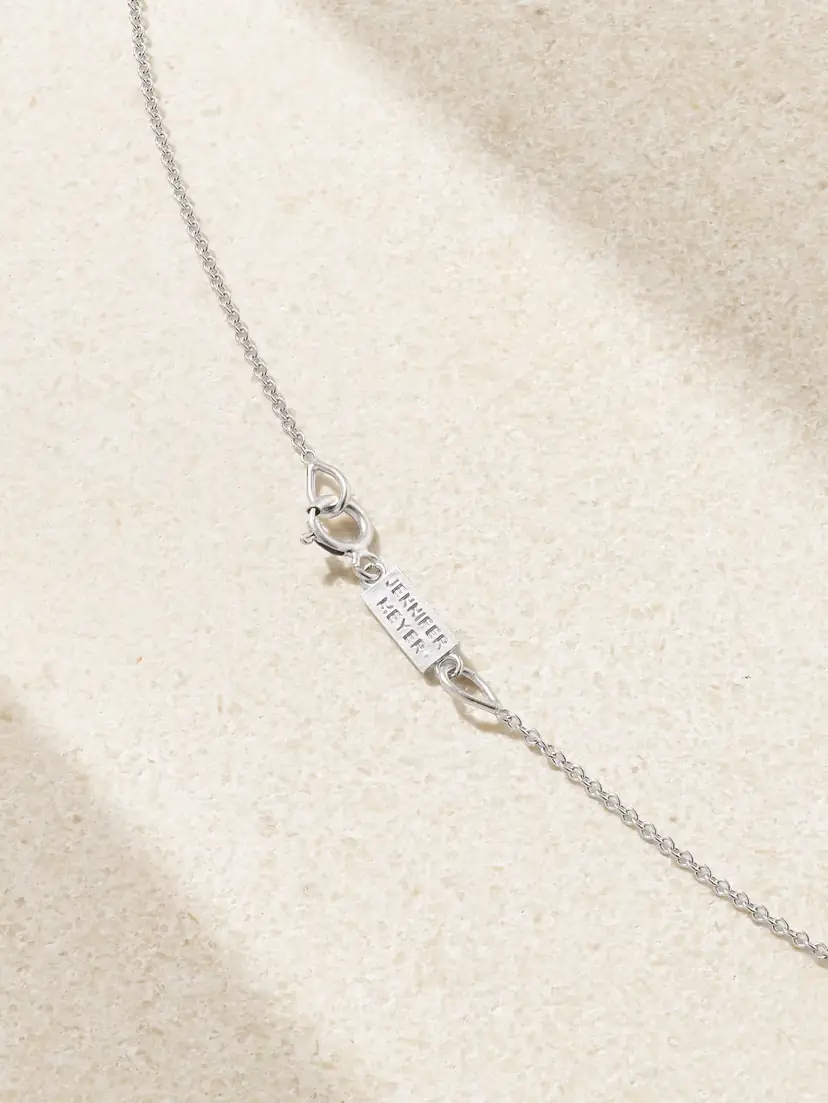 Jennifer Meyer Mama 18-karat White Gold Necklace | Thumbnail 3