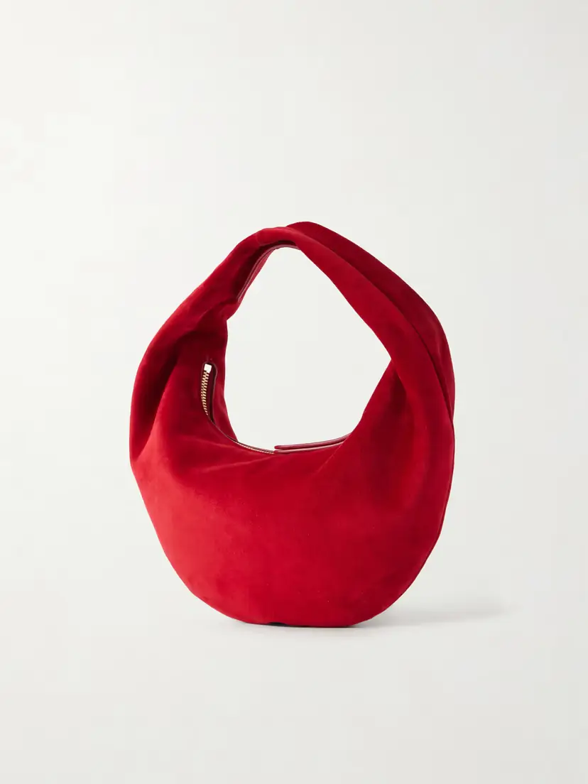 Khaite Olivia Mini Suede Shoulder Bag | Thumbnail 4 Khaite Olivia Mini Suede Shoulder Bag | Thumbnail 4