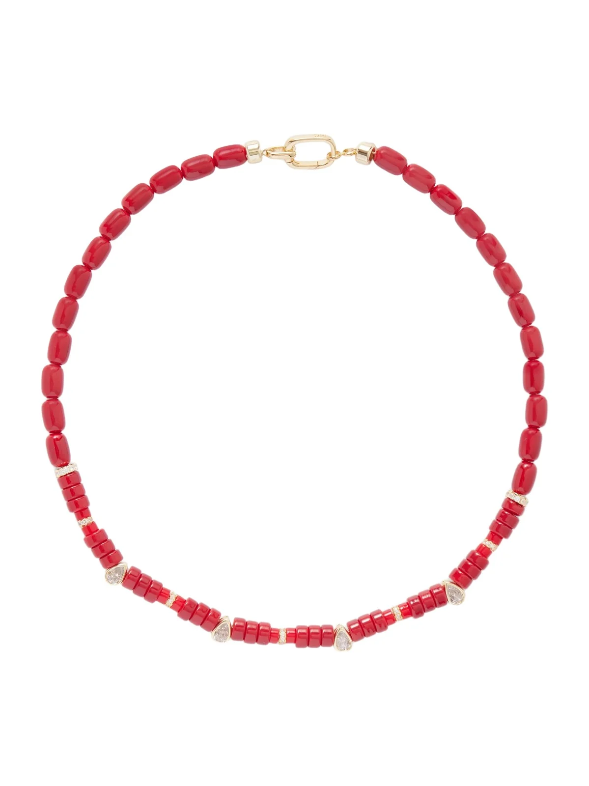 Alba Gold-plated Glass Necklace