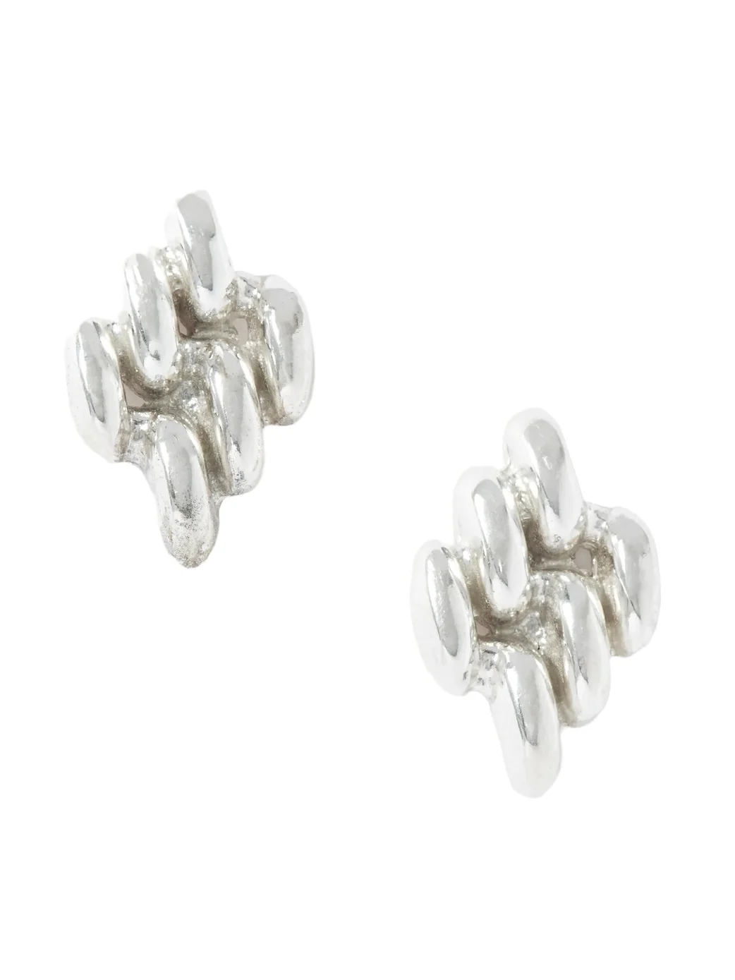 Mini Chain Link Sterling Silver Earrings Mini Chain Link Sterling Silver Earrings