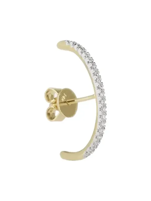 Suspender 10-karat Gold Diamond Earring