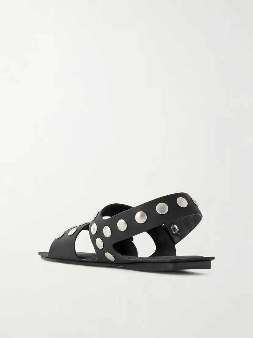 Khaite Boden Studded Leather Sandals | Thumbnail 3