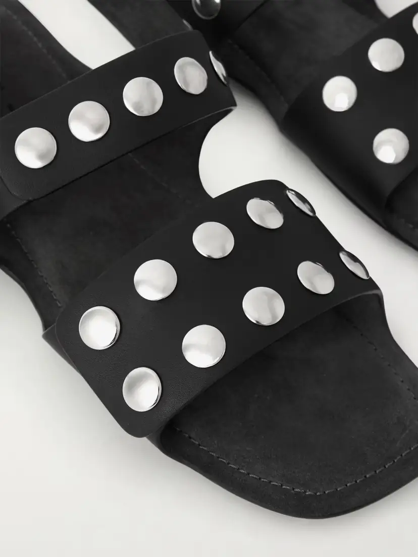 Khaite Boden Studded Leather Sandals | Thumbnail 5