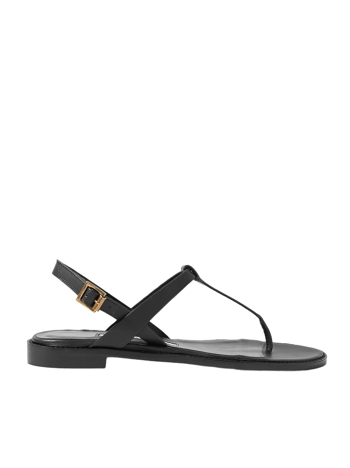 Manolo Blahnik Hata Leather Slingback Sandals