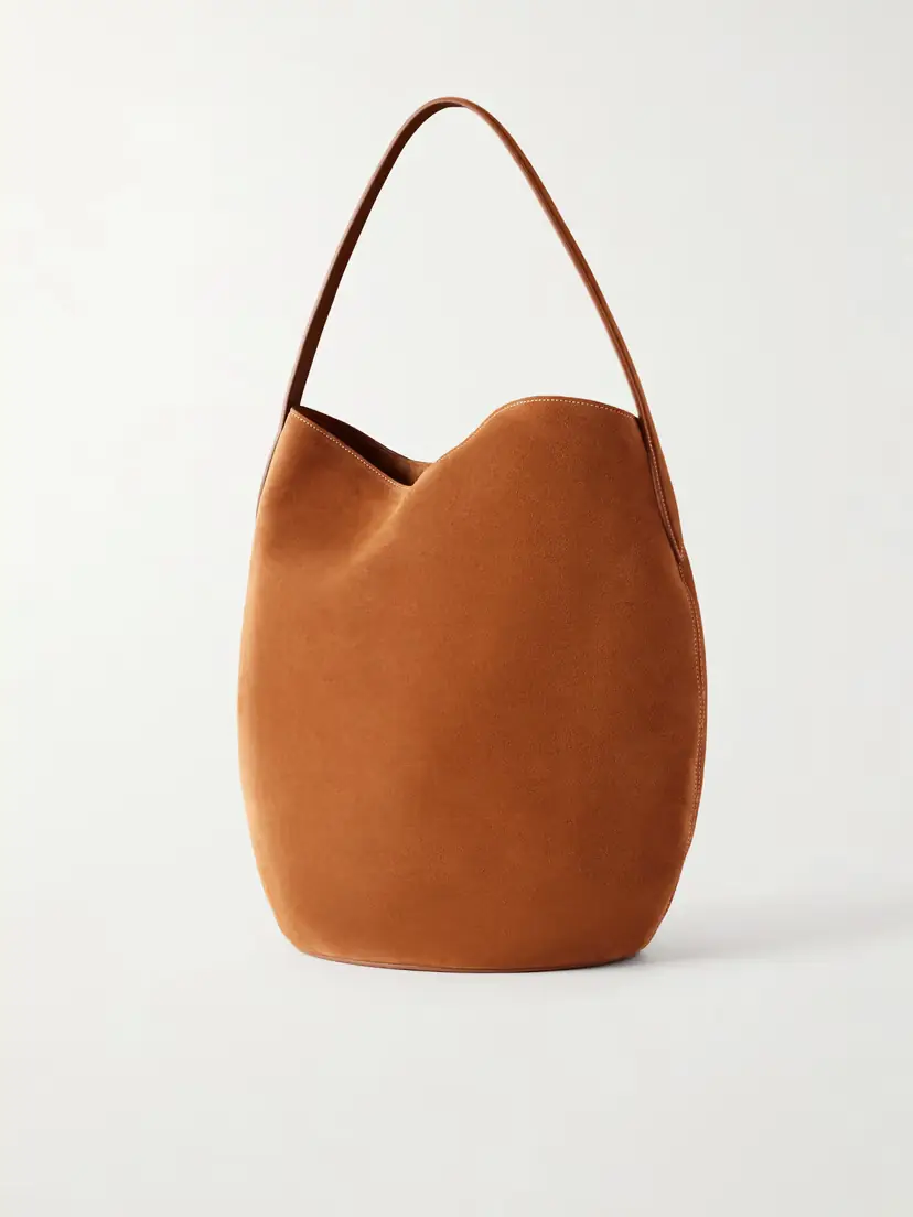 Liffner Large Belted Suede Bucket Bag | Thumbnail 4 Liffner Large Belted Suede Bucket Bag | Thumbnail 4