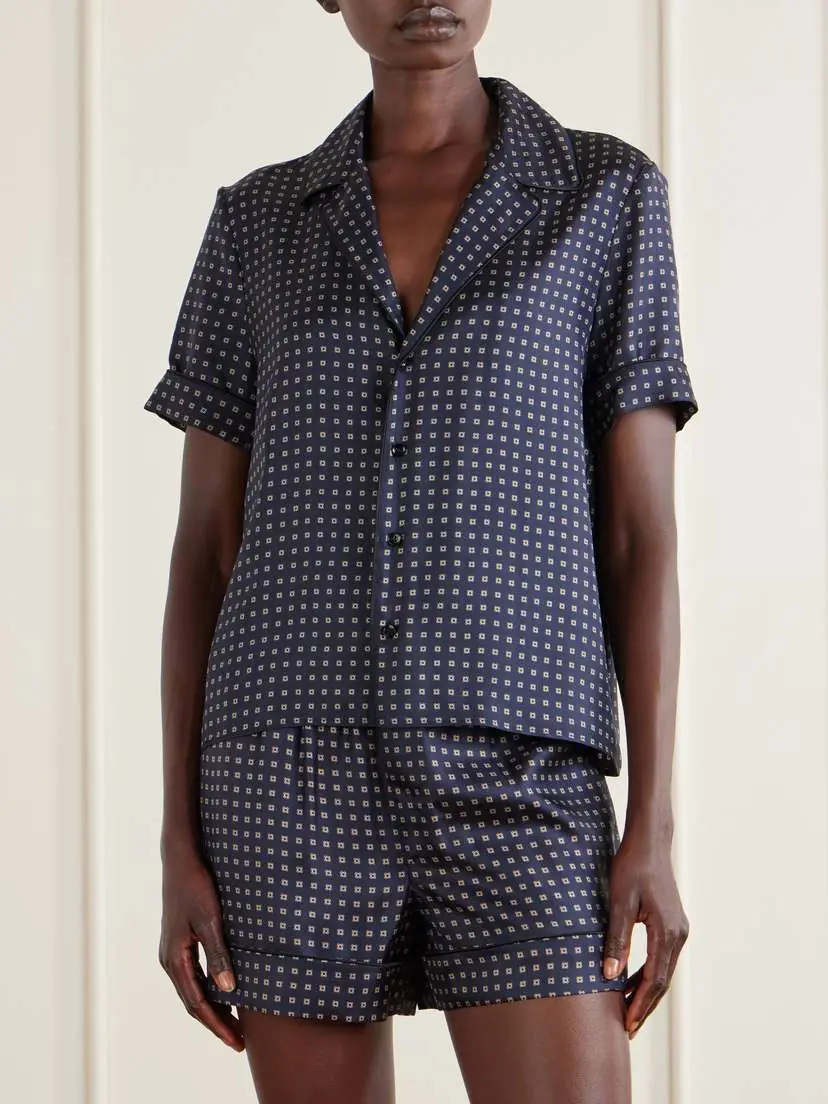Saint Laurent Printed Silk-twill Shirt | Thumbnail 3 Saint Laurent Printed Silk-twill Shirt | Thumbnail 3