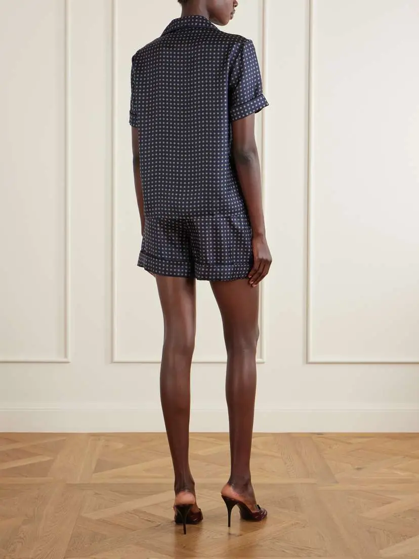 Saint Laurent Printed Silk-twill Shirt | Thumbnail 4 Saint Laurent Printed Silk-twill Shirt | Thumbnail 4