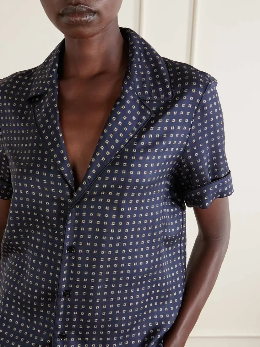 Saint Laurent Printed Silk-twill Shirt | Thumbnail 5 Saint Laurent Printed Silk-twill Shirt | Thumbnail 5