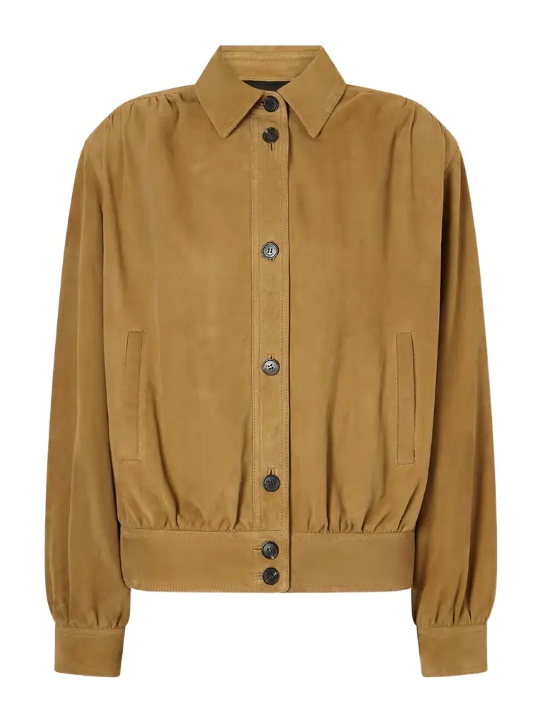 Saint Laurent Suede Blouson Jacket | Image 1 Saint Laurent Suede Blouson Jacket | Image 1